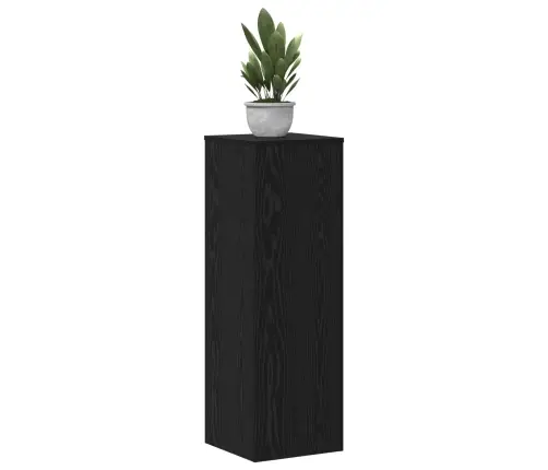 Taimede Alus 2 Pcs Must Tamm 33 X 33 X 100 Cm Tehispuit