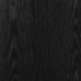 Laud Led -Ribatuledega Must Tamm 160 X 55 X 91 Cm Tehispuit