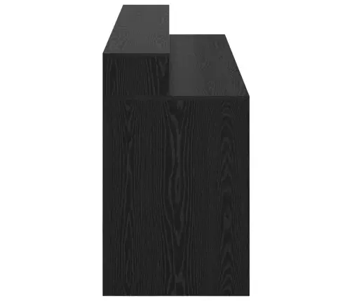 Galds Melnā Ozolā 200X55X91 Cm Inženierijas Koks Vidaxl