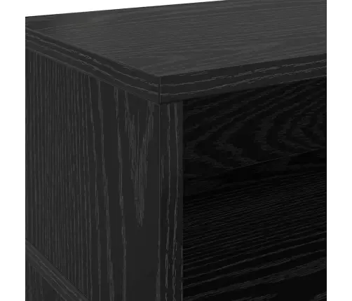 Galds Melnā Ozola 130X130X91 Cm Inženierijas Koks Vidaxl
