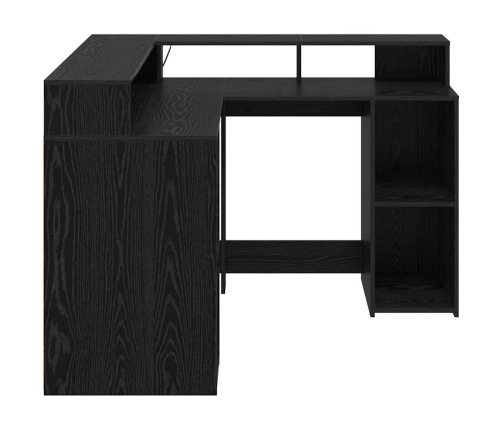 Galds Melnā Ozola 130X130X91 Cm Inženierijas Koks Vidaxl