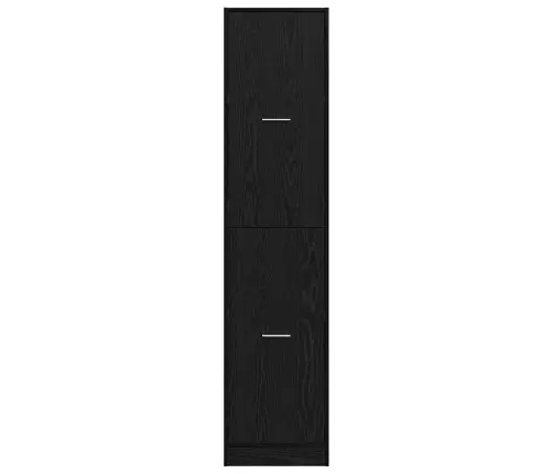 Apteekri Kapp Must Tamm 40 X 41 X 174.5 Cm Tehispuit