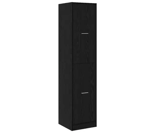 Apteekri Kapp Must Tamm 40 X 41 X 174.5 Cm Tehispuit