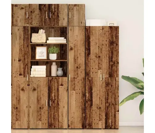 Plānais Uzglabāšanas Skapītis Vecs Koks 30X42.5X225 Cm Pārstrādāts Koks Vidaxl