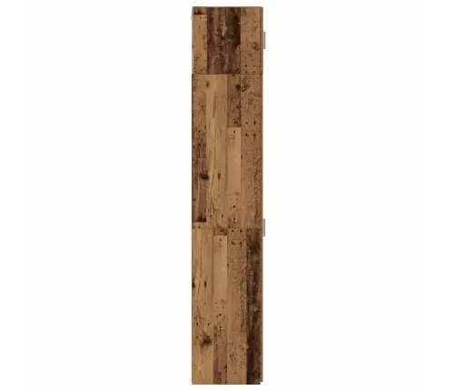 Plānais Uzglabāšanas Skapītis Vecs Koks 30X42.5X225 Cm Pārstrādāts Koks Vidaxl