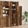 Uzglabāšanas Skapis Vecs Koks 70X42.5X225 Cm Inženierijas Koks Vidaxl