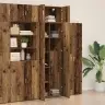 Uzglabāšanas Skapis Vecs Koks 70X42.5X225 Cm Inženierijas Koks Vidaxl