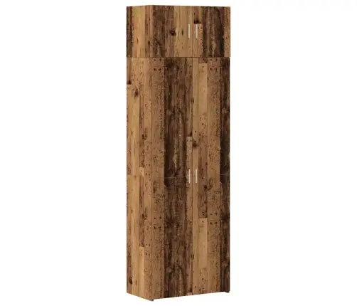 Uzglabāšanas Skapis Vecs Koks 70X42.5X225 Cm Inženierijas Koks Vidaxl