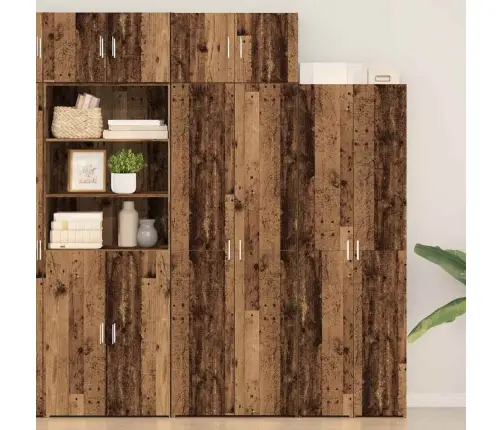 Uzglabāšanas Skapis Vecs Koks 70X42.5X225 Cm Inženierijas Koks Vidaxl