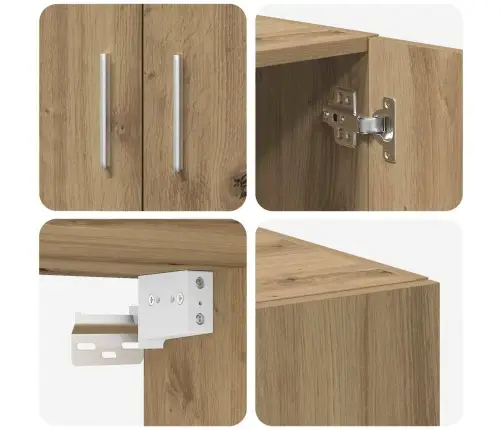 Oppbevaringsskap Artisano Ąžuolo 70 X 42.5 X 225 Cm