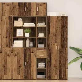 Slim Storage Cabinet Vana Puit 30 X 42.5 X 225 Cm Tehispuit