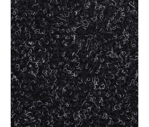 Kāpņu Paklājiņi, Pašlīmējoši, 20 Gab., 65X21X4 Cm, Melni, Pusapaļi, Lieli Vidaxl