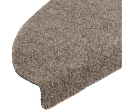 Kāpņu Paklājiņi, Pašlīmējoši, 20 Gab., 65X21X4 Cm, Bēši, Pusapaļi, Lieli Vidaxl