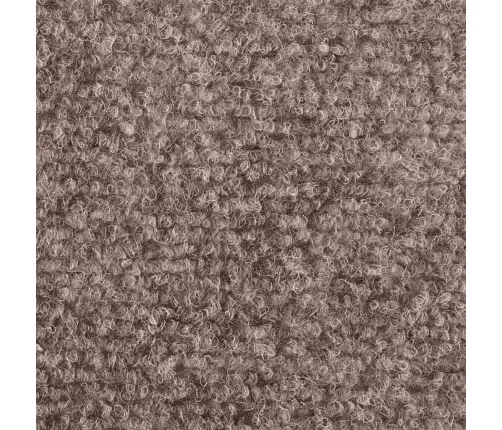 Kāpņu Paklājiņi, Pašlīmējoši, 30 Gab., 65X21X4 Cm, Gaiši Brūns, Pusapaļi, Lieli Vidaxl