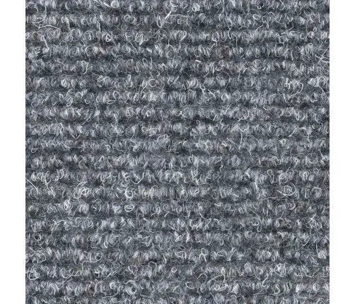 Kāpņu Paklājiņi, Pašlīmējoši, 30 Gab., 65X21X4 Cm, Gaiši Pelēki, Pusapaļi, Lieli Vidaxl