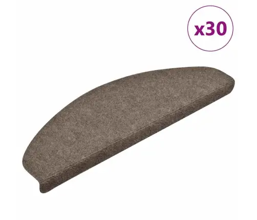 Isekleepuvad Trepimatid, 30 Tk, 65 X 21 X 4 cm Beežid, Poolringikujulised, Suured