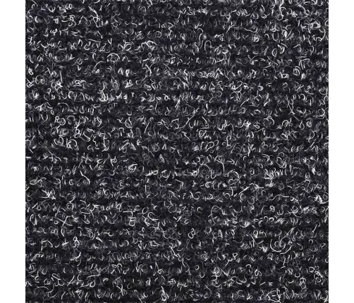 Laiptų Kilimėliai, Lipnūs, 20 Vnt., 56X17X3 cm Tamsiai Pilki, Pusapvaliai