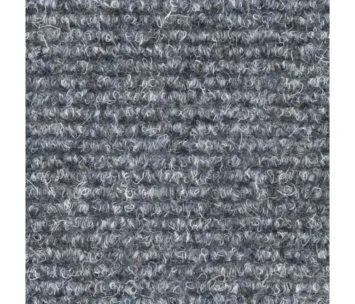 Laiptų Kilimėliai, Lipnūs, 20 Vnt., 56X17X3 cm Šviesiai Pilki, Pusapvaliai