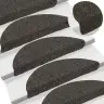 Isekleepuvad Trepimatid, 30 Tk, 56 X 17 X 3 cm Antratsiithall, Poolringikujuline