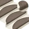 Laiptų Kilimėliai, Lipnūs, 30 Vnt., 56X17X3 cm Smėlio Spalvos, Pusapvaliai Laiptų Kilimėliai, Lipnūs, 30 Vnt., 56X17X3 cm Smėlio Spalvos, Pusapvaliai