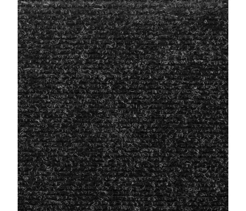 Kāpņu Paklājiņi, Pašlīmējoši, 30 Gab., 65X21X4 Cm, Melni, Taisnstūrveida Mala Vidaxl