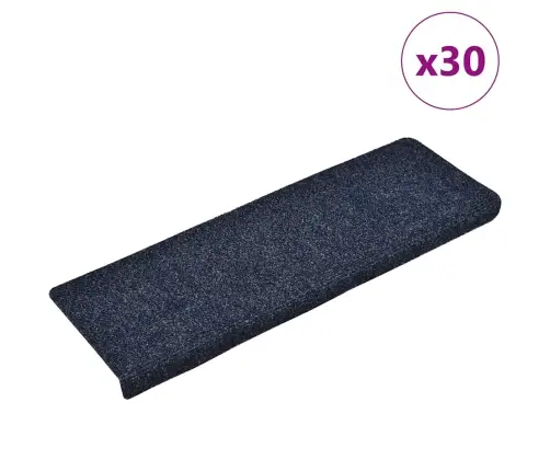 Isekleepuvad Trepimatid, 30 Tk, 65 X 21 X 4 cm Sinised, Ristkülikukujulised Servad