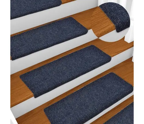 Isekleepuvad Trepimatid, 30 Tk, 65 X 21 X 4 cm Sinised, Ristkülikukujulised Servad