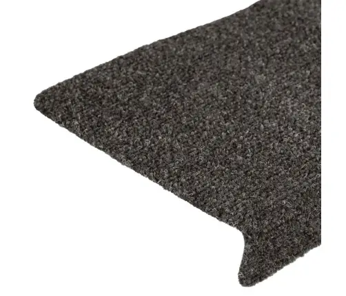 Laiptų Kilimėliai, Lipnūs, 30 Vnt., 65X21X4 cm Antracito Spalvos, Stačiakampiai Kraštai
