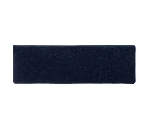 Kāpņu Paklājiņi, Pašlīmējoši, 30 Gab., 65X21X4 Cm, Tumši Zili, Taisnstūrveida Mala Vidaxl