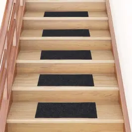 Isekleepuvad Trepimatid, 30 Tk, 60 X 25 cm Hallid, Ristkülikukujulised