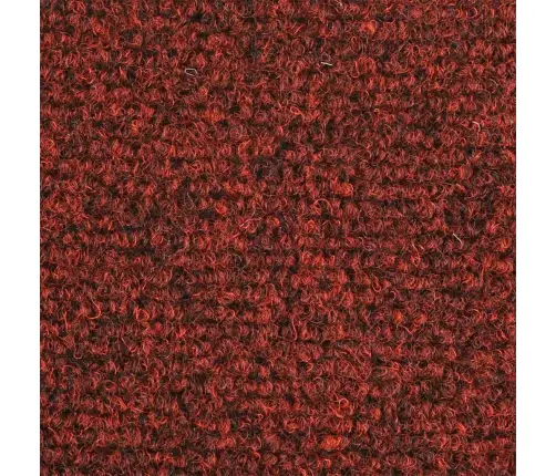 Kāpņu Paklājiņi, Pašlīmējoši, 30 Gab., 60X25 Cm, Bordo Sarkani, Taisnstūrveida Vidaxl