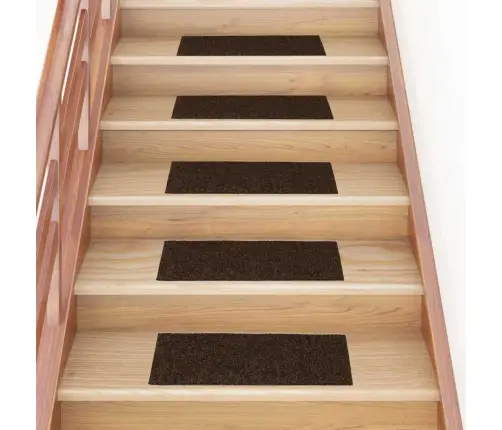 Kāpņu Paklājiņi, Pašlīmējoši, 30 Gab., 60X25 Cm, Brūni, Taisnstūrveida Vidaxl