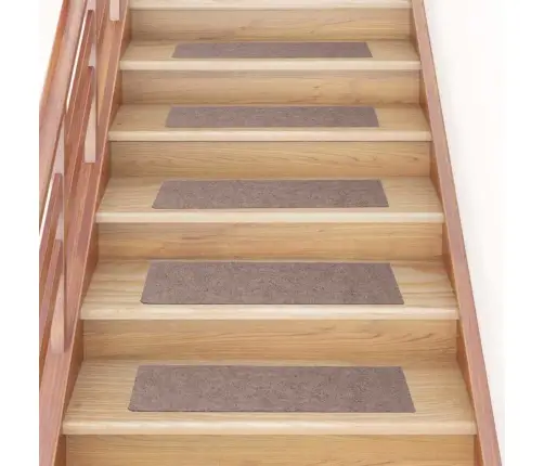 Isekleepuvad Trepimatid, 30 Tk, 76 X 20 cm Helepruunid, Ristkülikukujulised