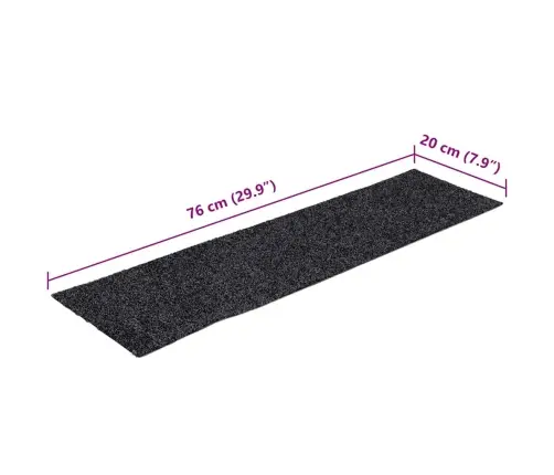 Laiptų Kilimėliai, Lipnūs, 30 Vnt., Pilki, Stačiakampiai, 76 X 20 Cm Laiptų Kilimėliai, Lipnūs, 30 Vnt., Pilki, Stačiakampiai, 76 X 20 Cm