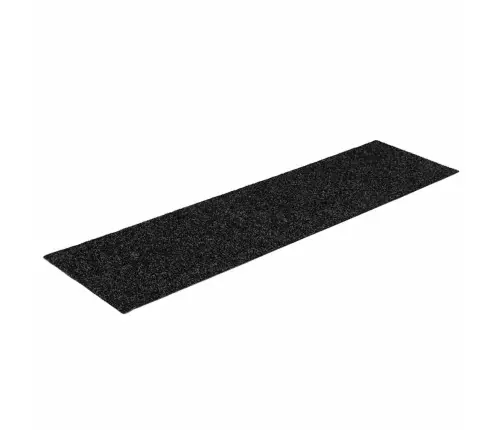 Kāpņu Paklājiņi, Pašlīmējoši, 30 Gab., 76X20 Cm, Melni, Taisnstūrveida Vidaxl