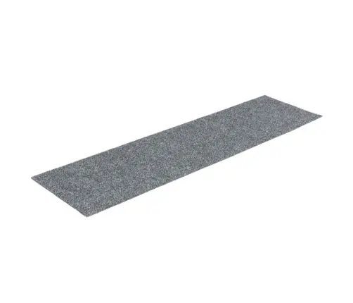 Kāpņu Paklājiņi, Pašlīmējoši, 30 Gab., 76X20 Cm, Gaiši Pelēki, Taisnstūrveida Vidaxl