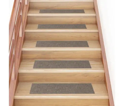 Kāpņu Paklājiņi, Pašlīmējoši, 30 Gab., 76X20 Cm, Bēši, Taisnstūrveida Vidaxl