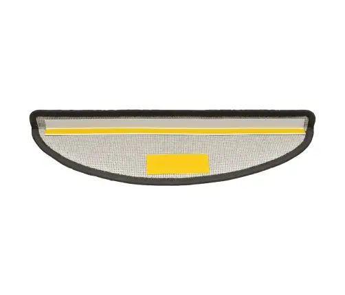 Kāpņu Paklājiņi, 30 Gab., 56X17X3 Cm, Tumši Pelēki, Pusapaļi Vidaxl