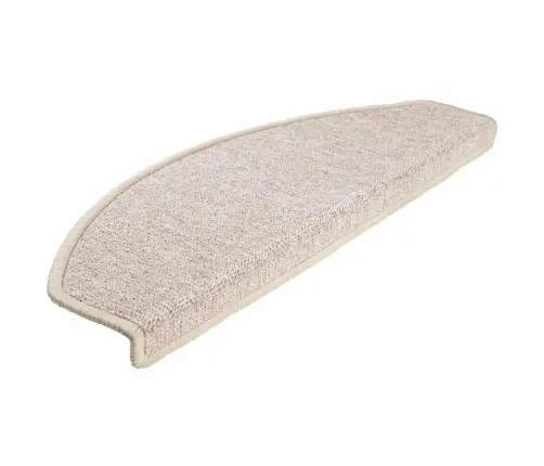 Kāpņu Paklājiņi, 30 Gab., 65X24X4 Cm, Pelēkbrūni, Pusapaļi, Lieli Vidaxl