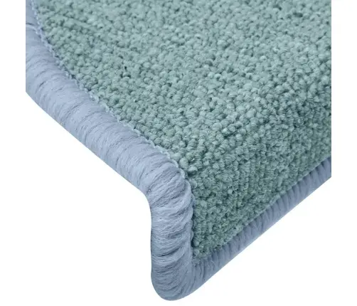 Kāpņu Paklājiņi, 30 Gab., 65X24X4 Cm, Jūras Zili, Pusapaļi, Lieli Vidaxl