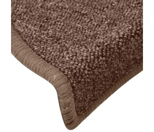 Kāpņu Paklājiņi, 30 Gab., 65X24X4 Cm, Brūni, Pusapaļi, Lieli Vidaxl Kāpņu Paklājiņi, 30 Gab., 65X24X4 Cm, Brūni, Pusapaļi, Lieli Vidaxl