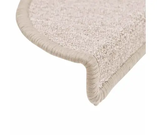 Laiptų Kilimėliai, 20 Vnt., 56X17X3 cm Pilkai Rudi, Pusapvaliai