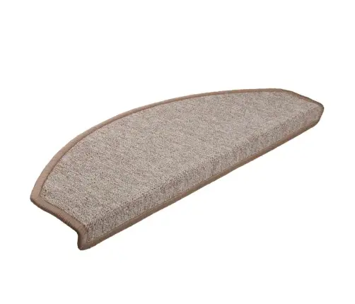 Kāpņu Paklājiņi, 20 Gab., Gaiši Brūni, 65X24X4 Cm Vidaxl