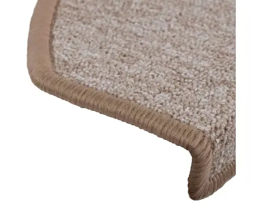 Kāpņu Paklājiņi, 20 Gab., Gaiši Brūni, 65X24X4 Cm Vidaxl