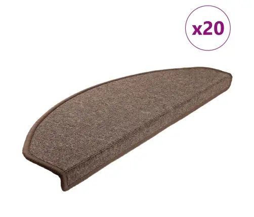 Trepimatid 20 Tk 65 X 24 X 4 Cm Kohvipruunid Poolringikujulised Suured