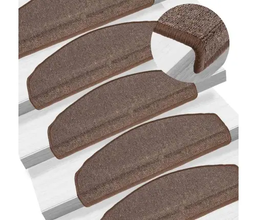 Trepimatid 20 Tk 65 X 24 X 4 Cm Kohvipruunid Poolringikujulised Suured