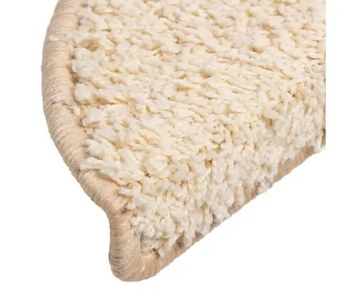 Kāpņu Paklājiņi 30Gb Krēms 56X17X3 Cm Vidaxl