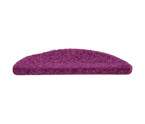 Laiptų Kilimėliai, 30 Vnt., 56X17X3 cm Violetiniai, Pusapvaliai