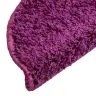 Laiptų Kilimėliai, 30 Vnt., 56X17X3 cm Violetiniai, Pusapvaliai