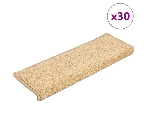 Kāpņu Paklāji, 30 Gab., 65X21X4 Cm, Brūni Vidaxl